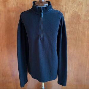 The North Face Men's 1/2 Zip Fleece Pullover Black
